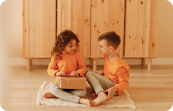 Убедитесь, что ребенок пришел